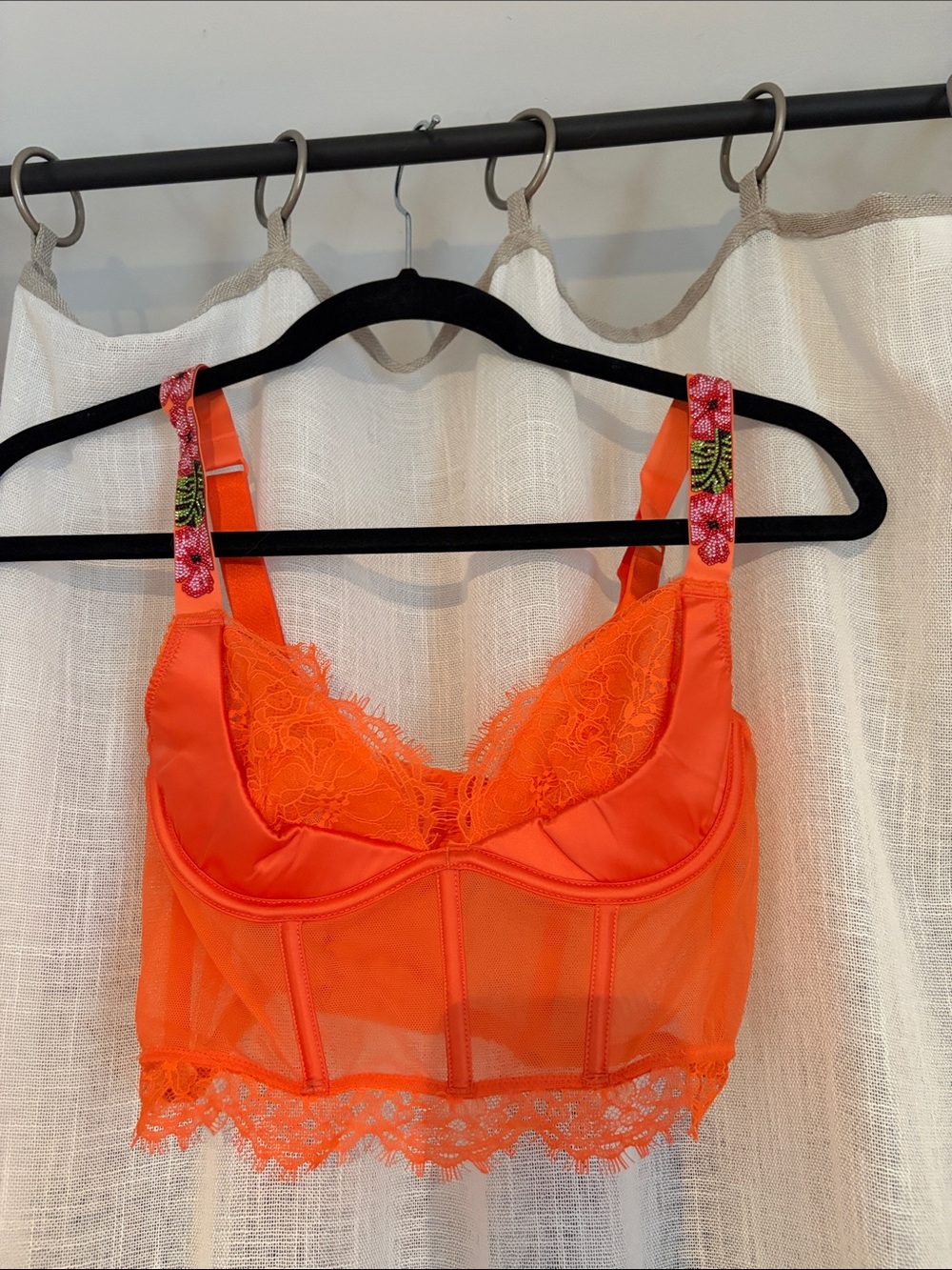 Victorias Secret Lace Longline Bralette/Top